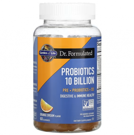 Vitamine si minerale - Dr. Formulated Probiotics, 10 Billion, 60 jeleuri