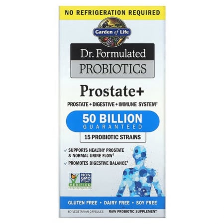 Vitamine si minerale - Dr. Formulated Probiotics Prostate+, 60 de caps
