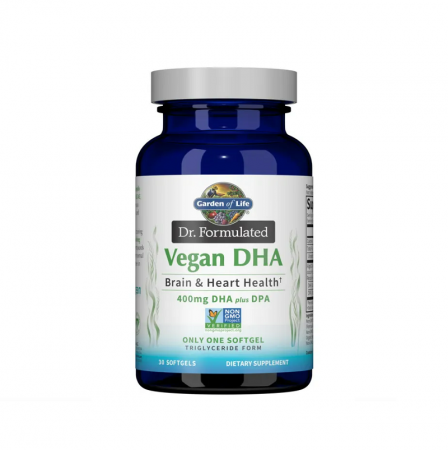 Suplimente gravidute si bebe - Dr. Formulated Vegan prenatal DHA, 30 capsule moi