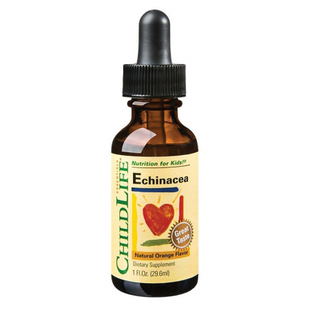 Remedii Naturale - Extract de Echinacea pentru copii cu aroma de portocale ChildLife Essentials 30ml