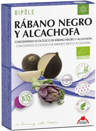 Remedii Naturale - Extract BIO din ridiche neagra si anghinare 20X10ML BIPOLE