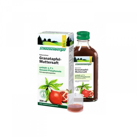 Remedii Naturale - Extract de Rodie BIO Schoenenberger 200ml