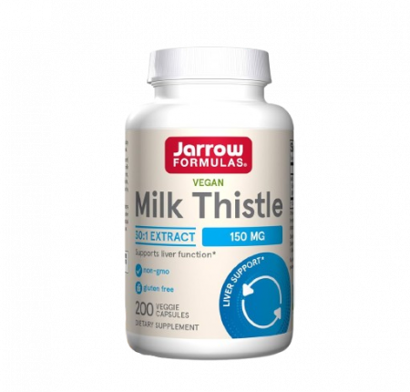 Produse noi - Extract de silimarina Milk thistle 150mg 200 capsule vegetale