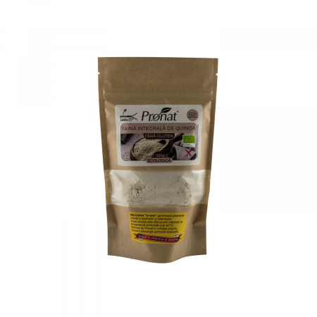 Alimente - Faina integrala BIO de quinoa FARA GLUTEN, 250g