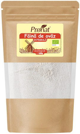 Alimente - Faina integrala de ovaz Bio, 500g