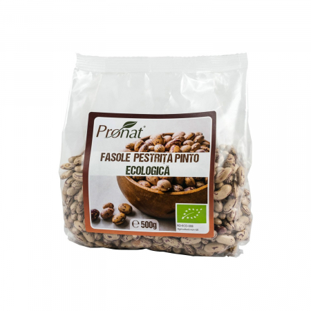 Seminte & boabe - Fasole pestrita BIO pinto borlotti, 500g