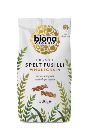 Alimente - Fusilli din grau spelta integral bio 500g Biona                                                     