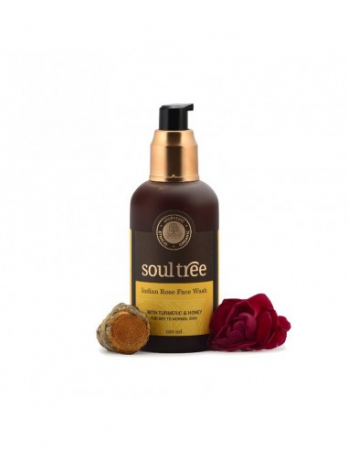 Curatare & demachiere - Gel curatare ten cu trandafir, turmeric, miere, 120ml - Soultree