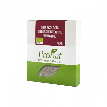 Alimente pentru copii - Gris BIO din grau integral veritabil, 600g