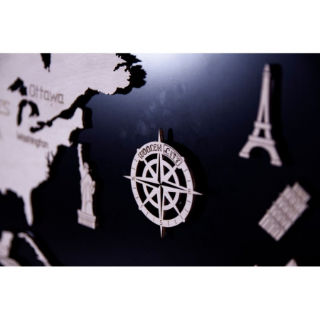 Harta lumii puzzle 3D de perete (XL) [12]