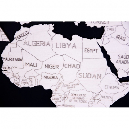 Harta lumii puzzle 3D de perete (XL) [11]