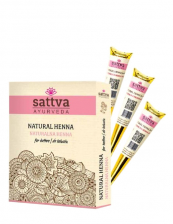 Accesorii Machiaj - Henna Tatuaje, set 12 conuri - Sattva Ayurveda