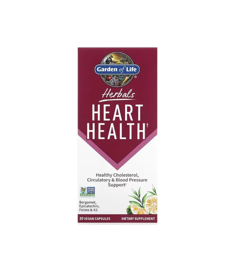 Remedii Naturale - Herbals Heart Health, pentru sănătatea inimii,  30 de capsule