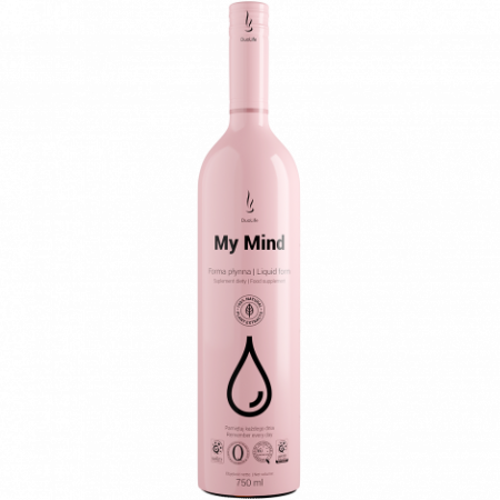 Suplimente concentrare si memorie - Duolife My Mind 750ml - supliment lichid Vegan pentru sustinerea memoriei cu aronia si vitamina B12