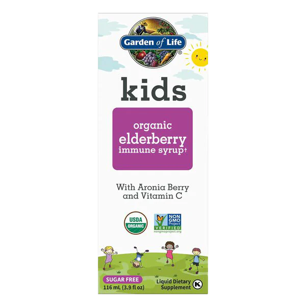 Siropuri & Ceaiuri Medicinale - Kids Elderberry Immune Syrup, sirop pentru imunitate copii