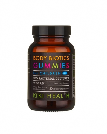 Suplimente naturale copii - KIKI Health Body Biotics pentru copii (probiotice pentru copii), 175 mg, 30 de gumii