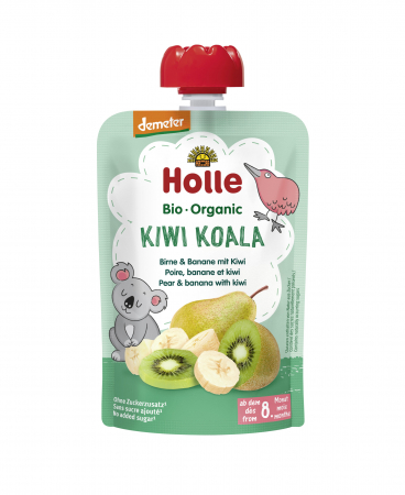 Hrana pentru bebelusi - Kiwi Koala - Piure BIO de pere si banane cu kiwi 100g