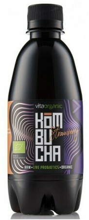 Kombucha - Kombucha cu căpșuni, Bio 330 ml