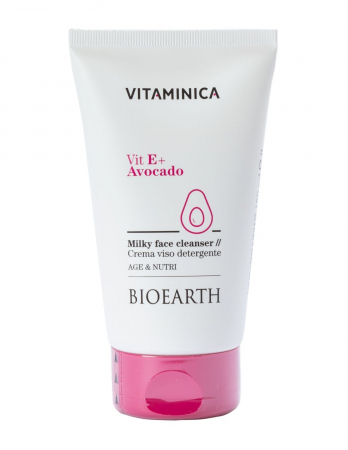 Curatare & demachiere - Lapte demachiant cu vitamina E și avocado, 150ml – Vitaminica Bioearth