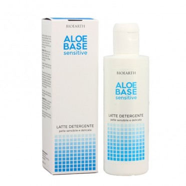 Ingrijire ten - Lapte demachiant ten sensibil Aloebase, 200ml - Bioearth