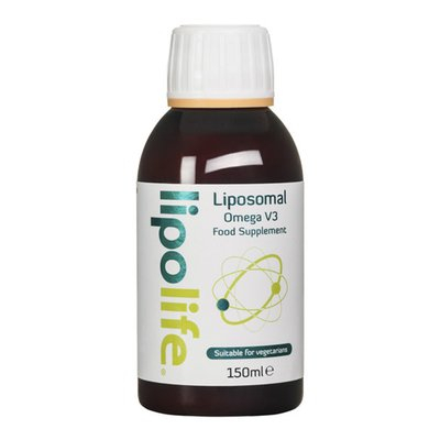 Remedii Naturale - Lipolife - Omega V3 lipozomal, vegan, 150ml