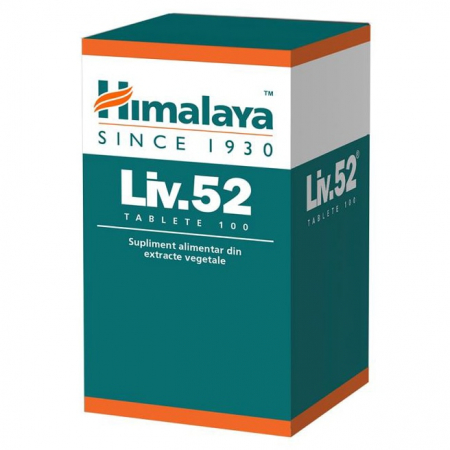 Capsule si tablete cu extracte naturale - Liv 52, 100 tablete, Himalaya