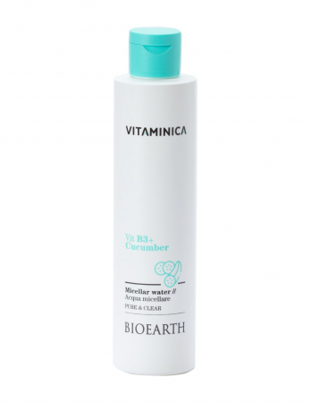 Curatare & demachiere - Loțiune micelară cu B3 și castravete, 200ml – Vitaminica Bioearth