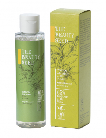 Tratamente Anti-aging - Loțiune tonică cu 65% aloe, 150ml - The Beauty Seed Bioearth