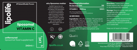 LVC2 - Vitamina C lipozomala 240ml Lipolife [2]