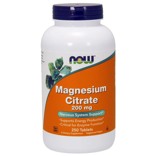 Vitamine si minerale - Magnesium Citrate, 200mg, 250 tablete