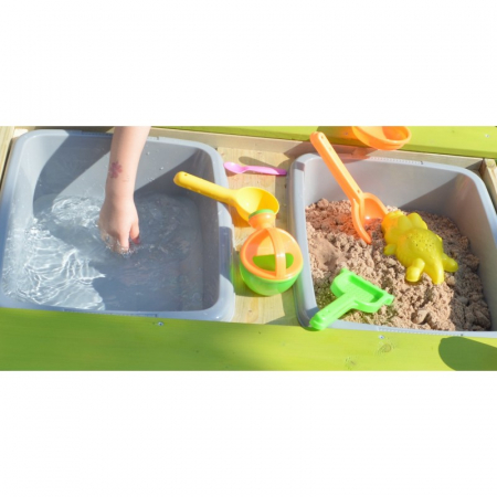 Masa de picnic senzoriala cu loc pentru nisip si apa T1 [2]