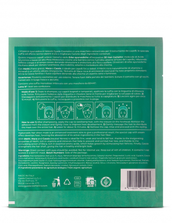 Mască de păr fortifiantă tip cască cu efect termic – Hyalurvedic Gyada [1]