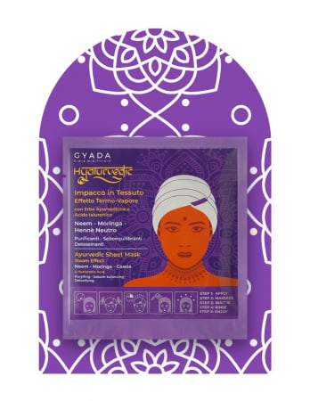 Mască de păr purificatoare tip cască cu efect termic (păr gras)– Hyalurvedic Gyada [2]