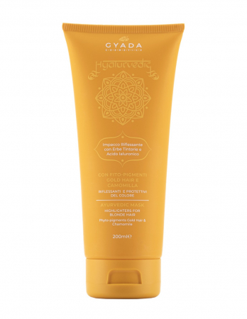 Tratamente Par - Mască de păr revitalizare culoare păr blond, 200ml – Hyalurvedic Gyada