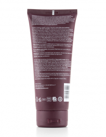Mască de păr revitalizare culoare păr șaten, 200ml – Hyalurvedic Gyada [1]