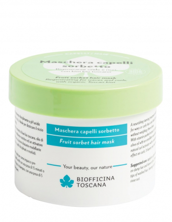 Ingrijire par - Masca par ondulat, cret cu kiwi, 200ml - Biofficina