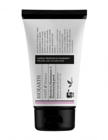 Tratamente Par - Masca par pentru luminozitate cu cocos, 150ml - Bioearth