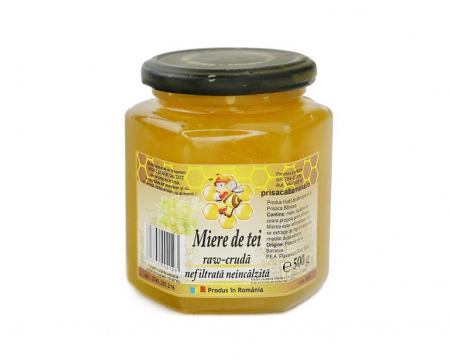 Alimente - Bio miere cruda nefiltrata tei 500g