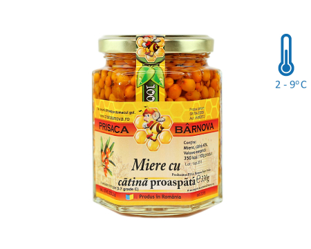 Alimente - Miere cu cătină proaspătă, 330g