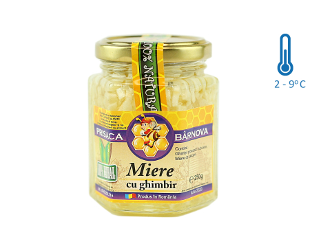 Alimente - Miere cu ghimbir, 240 g