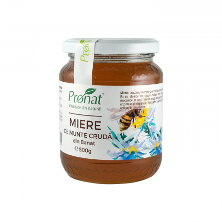 Alimente - Miere de munte cruda 500 g