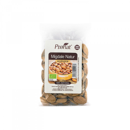 Gustari - Migdale BIO natur samburi, 100g, 12-14mm