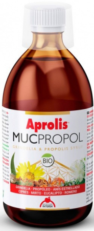 Mucpropol sirop Bio de tuse cu propolis si grindelia, 250ml Aprolis [1]