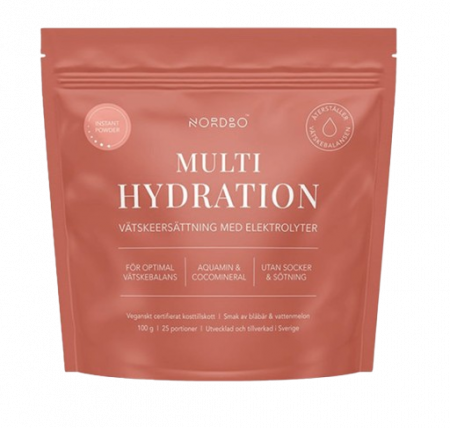 Suplimente naturale - Nordbo Multi Hydration (Electroliti) 100g Total