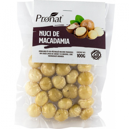 Alimente - Nuci macadamia crude, 100 g