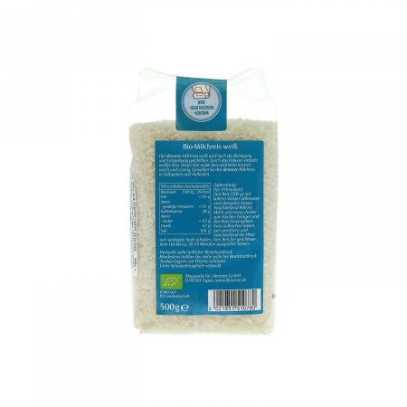 Orez alb pentru lapte Dennree 500g [1]