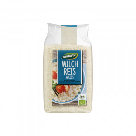 Alimente de baza - Orez alb pentru lapte Dennree 500g