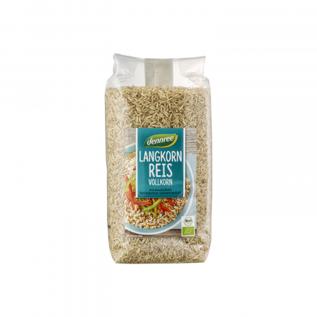 Alimente de baza - Orez Brun cu Bob Lung organic Dennree 1kg
