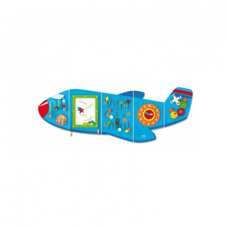 Coordonare si motricitate - Panou multifunctional - Avion 180cm