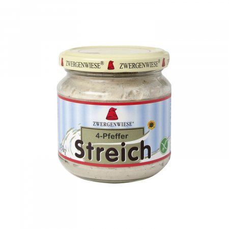 Pate vegetal BIO cu 4 tipuri de piper FARA GLUTEN Zwergenwiese 180g [0]